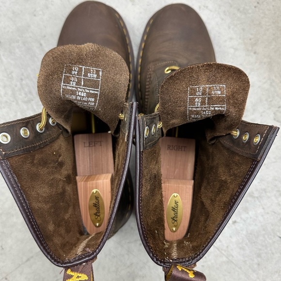 Dr. Martens 1460 Crazy Horse Leather Lace Up Boots - Picture 5 of 6